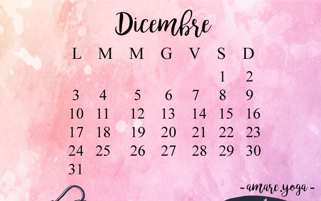 Calendario Dicembre